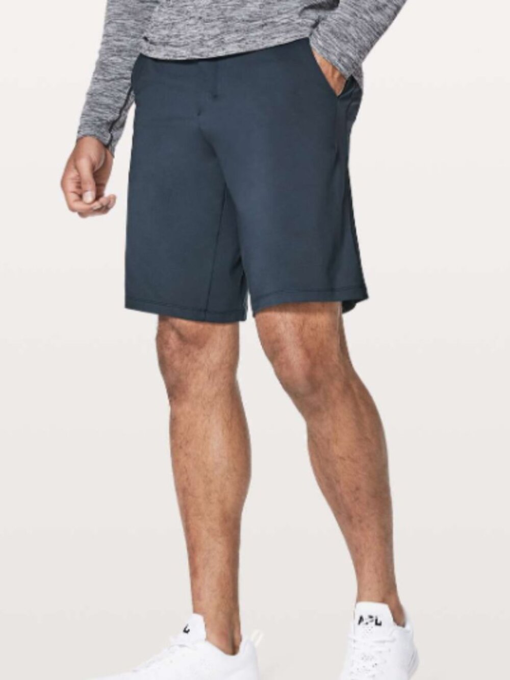 Lululemon Men's Fundamental Short 9" Size 31 in Nautical Navy Casual Stretch EUC